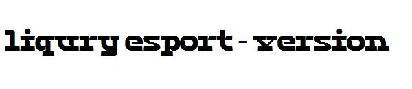 liqury esport - version字体