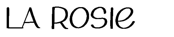 la rosie字体