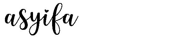 asyifa字体