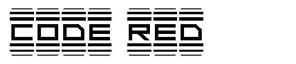 code red字体