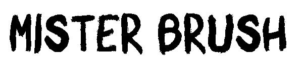 mister brush字体
