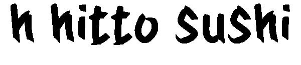 h hitto sushi字体