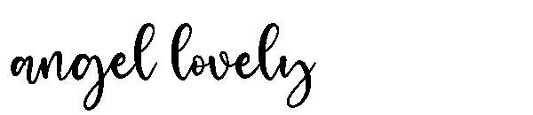 angel lovely字体