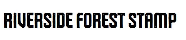 riverside forest stamp字体