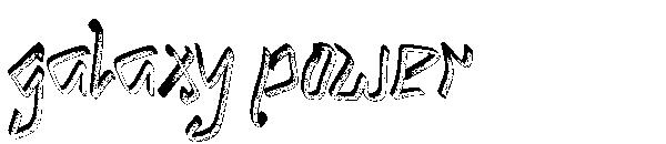 galaxy power字体