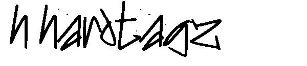 h hardtagz字体