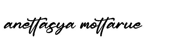 anettasya mottarue字体