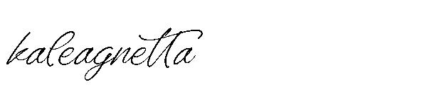Kaleagnetta字体