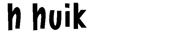 h huik字体