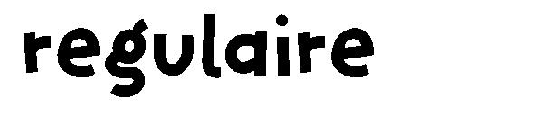 regulaire字体