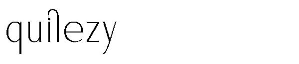 quilezy字体