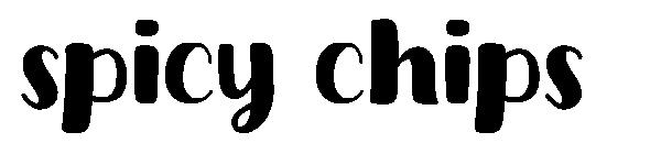 spicy chips字体