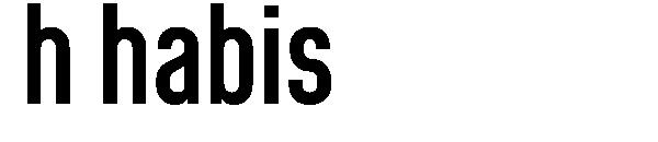 h habis字体