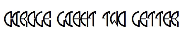 circle light two letter字体