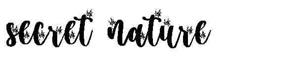 secret nature字体