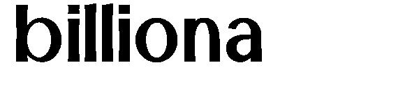 billiona字体