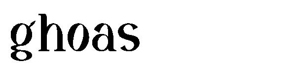 Ghoas字体