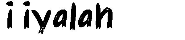 i iyalah字体