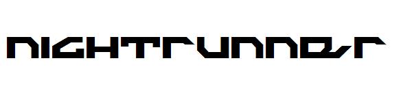 nightrunner字体