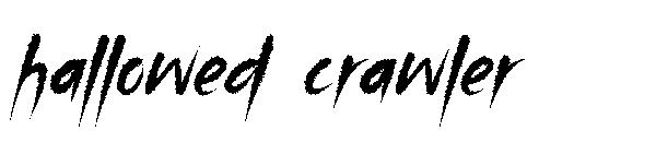 hallowed crawler字体