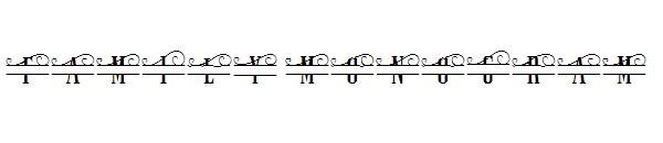 family monogram字体