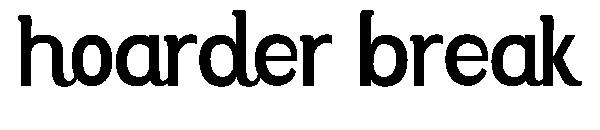 hoarder break字体