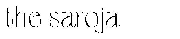 The saroja字体