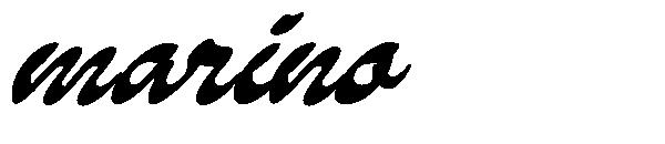 marino字体