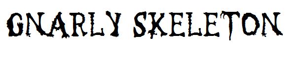 gnarly skeleton字体