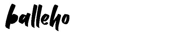 balleho字体