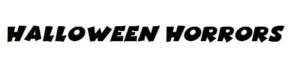 halloween horrors字体