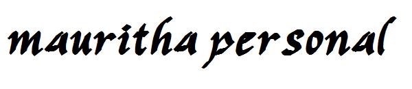 mauritha personal字体