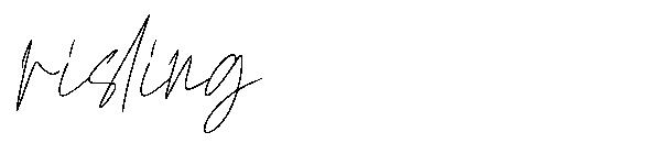 risling字体