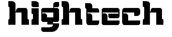 hightech字体