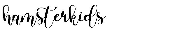hamsterkids字体
