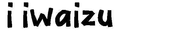 i iwaizu字体