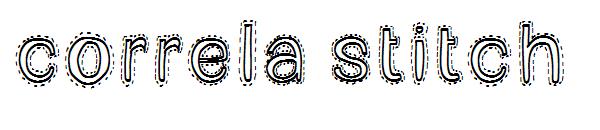 correla stitch字体