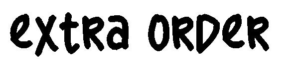 extra order字体