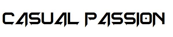 casual passion字体