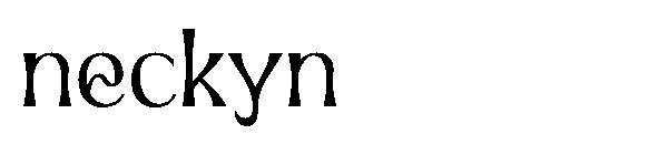 Neckyn字体
