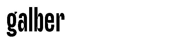 galber字体