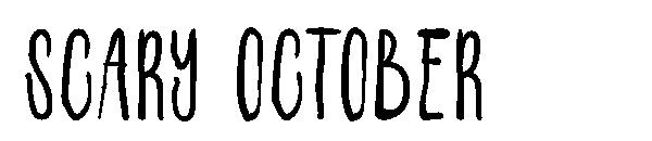 scary october字体