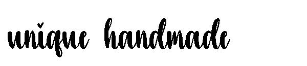 unique handmade字体