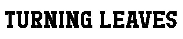turning leaves字体