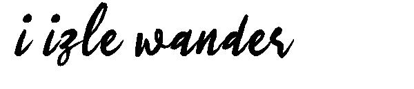 i izle wander字体