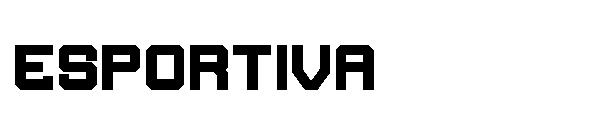 esportiva字体