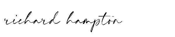 richard hampton字体