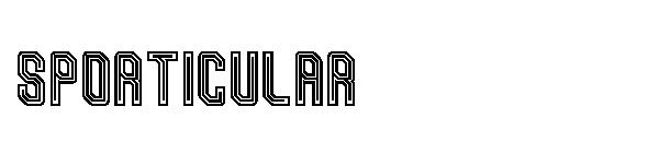 sporticular字体