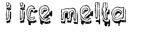 i ice melta字体