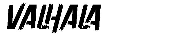 valhala字体